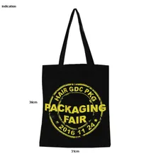 200 шт./лот 36 см* 31 см шелкография индивидуальный логотип компании ткани реклама сумка моды холст хлопка Shopping сумки