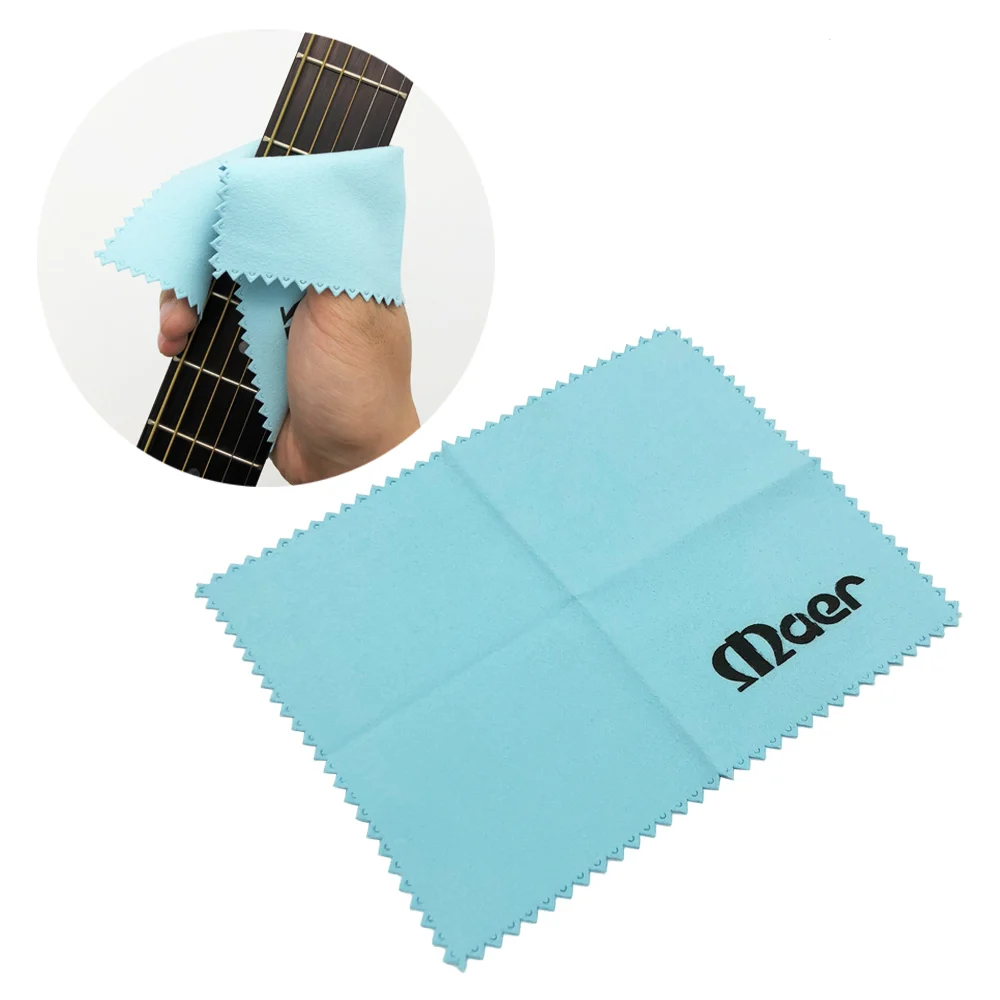 

Musical Instruments Microfiber Cleaning & Polish Cloth for Guitar Violin Piano Clarinet Trumpet Sax Universal Accessories
