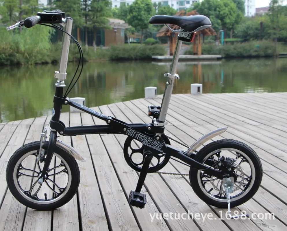 Clearance New X-Front brand 14 inch Carbon Steel 7 speed fast folding bike road bicicleta quality children mini bicycle 2 Clearance New X-Front brand 14 inch Carbon Steel 7 speed fast folding bike road bicicleta quality children mini bicycle 2