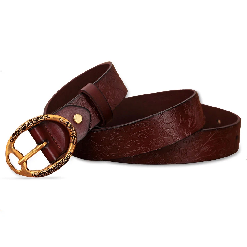 2017 New deisgn red women belt retro belts for women designer belts