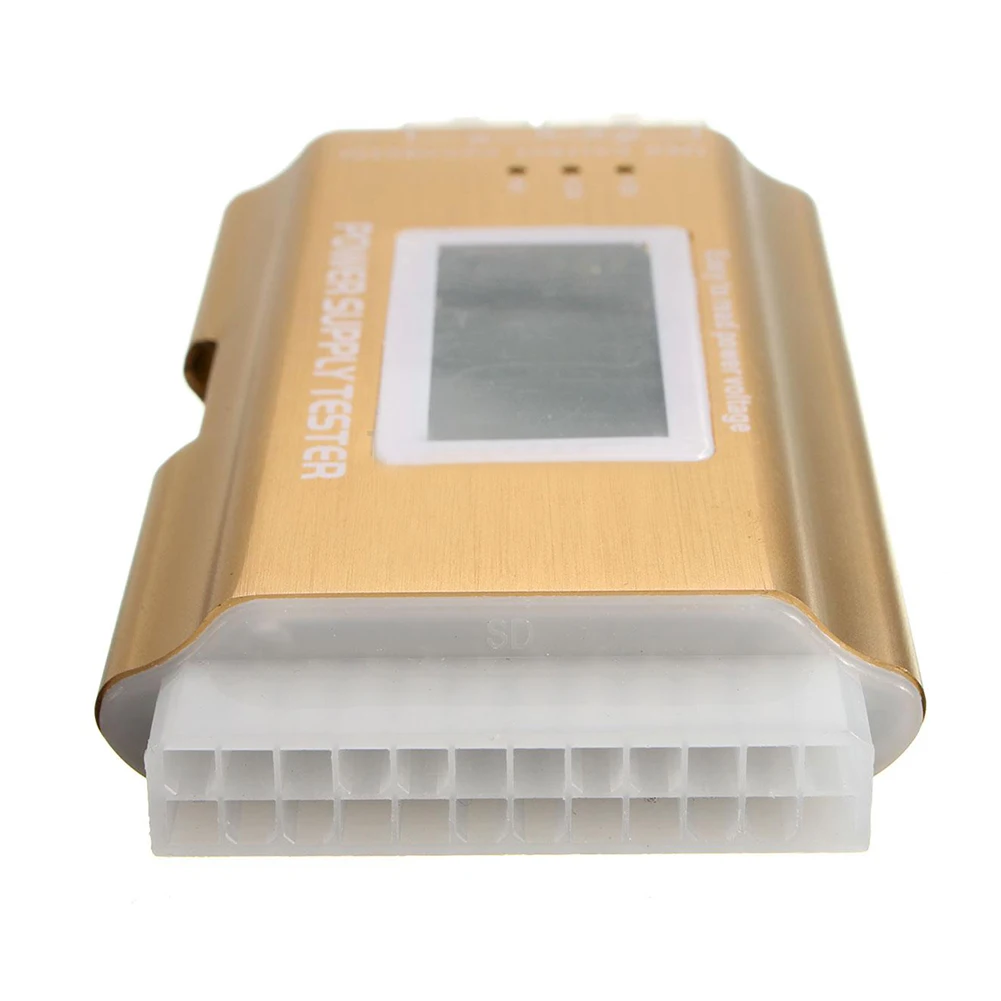 LCD PC اختبار إمدادات الطاقة إمدادات 20/24 دبوس 4 PSU ATX BTX ITX SATA HDD الذهب