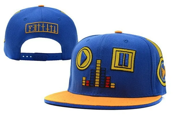 Music Headphone Snapback Blue
