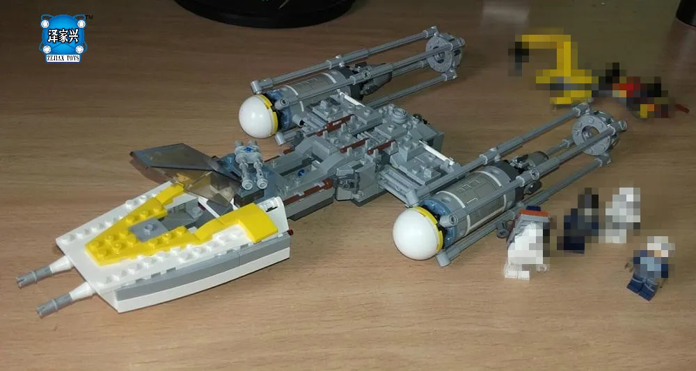 

731Pcs Genuine Star Space War Series The Y Wing Starfighter Set Building Blocks Bricks Educational Toys Gift Compatible Lepins