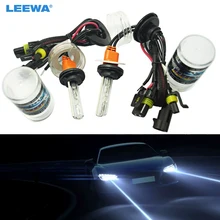 LEEWA 10 шт. автомобильные 12 в 35 Вт 5259 ксеноновые HID лампы Замена HID фары Singel лампы 6000K# ca70