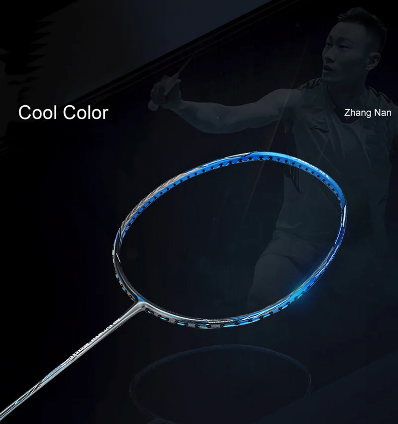 Li-Ning 3D CALIBAR 600B/600C/600 профессиональная ракетка для бадминтона с одной подкладкой AYPM322/AYPM386/AYPP016 ZYF247