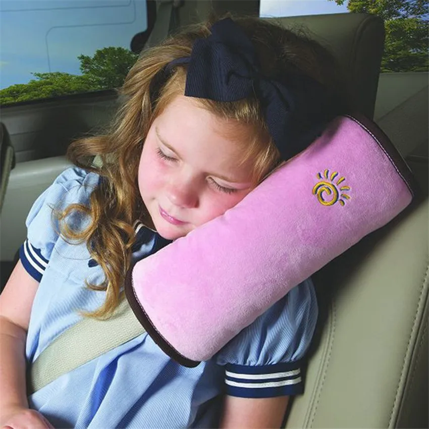 Автомобильное безопасное сиденье, позиционер сна, детские ремни безопасности на голову и плечо, защитная подушка, поддерживающая подушка