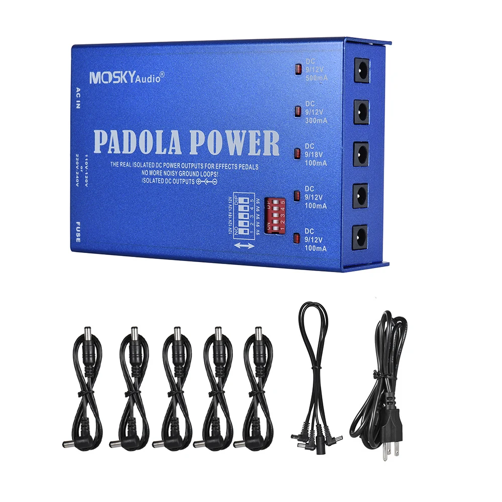 PADOLA True Isolate Pedal Power Supply Internal transformer Isolated