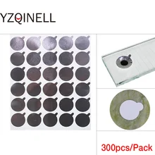 Горячая Распродажа 300 шт одноразовый клей-держатель для ресниц Макияж паллет стикер подушечки для наращивания ресниц под подставкой ресницы Нефритовый камень колодки 2,5 см