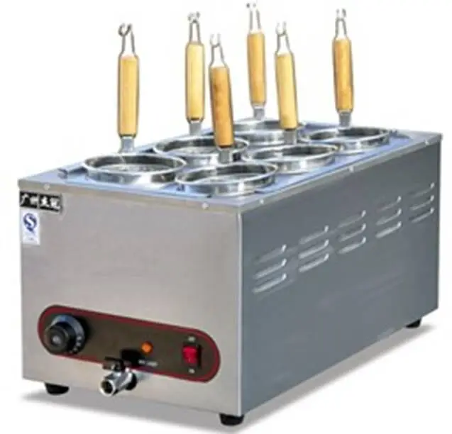 Supper Counter top Electric 6 basket noodle cooker electric pasta
