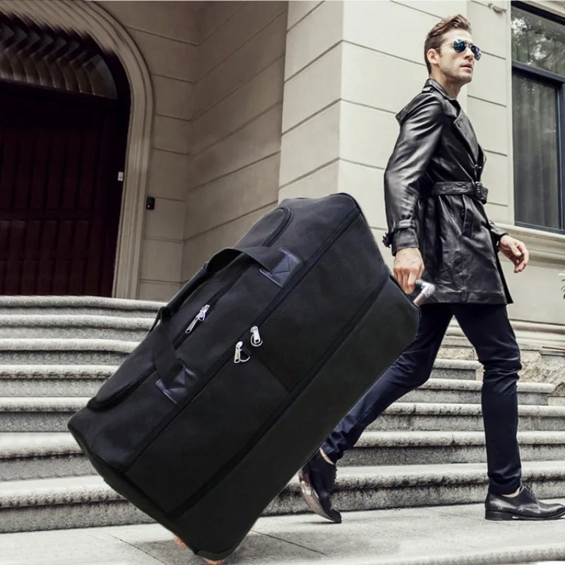 

Oxford cloth Trolley case,Foldable Luggage,One-way wheel suitcase,Practical storage Trunk,34"Large capacity air carrier valise