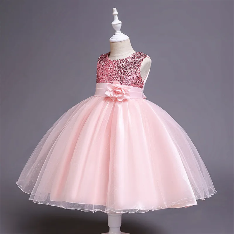 Платье для девочек, праздничное платье принцессы с цветочным рисунком, детское платье для дня рождения, свадьбы, платье-пачка для малышей, детская одежда для торжественных мероприятий