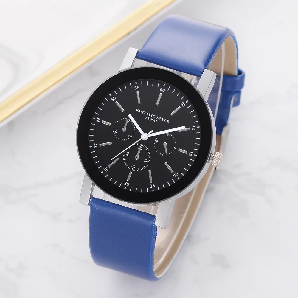 Lvpai повседневные кварцевые часы с кожаным ремешком аналоговые наручные часы relogio feminino женские часы
