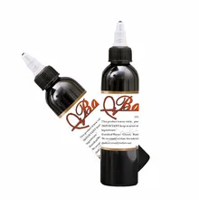 2 шт 4 унций набор краски для татуировки наборы для тела Искусство 120 мл черная Профессиональная Красота для перманентного макияжа аксессуары для красок