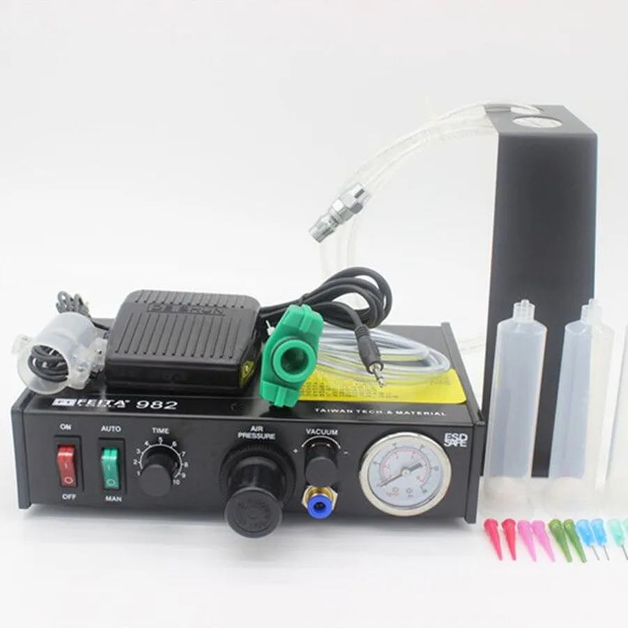 

High quality FT-982 Auto Fluid Dispensing machines Automatic Glue Dispensers epoxy resin dispensing controllers