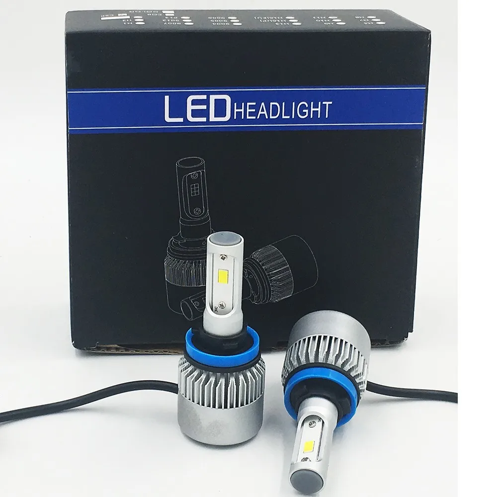 Светодиодная лампа для автомобиля 2X S2 H9 CSP 72 Вт 6500 лм люстра Nebbia K 24 В|led auto|24 vlampadina led