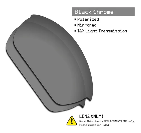 SmartVLT поляризованные Сменные линзы для Оукли Flak солнечные очки к куртке-несколько вариантов - Цвет линз: Black Chrome