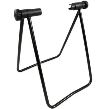 

Bike Rack Universal Flexible Bicycle Bike Display Triple Wheel Hub Repair Stand Kick Stand for Parking Holder Folding
