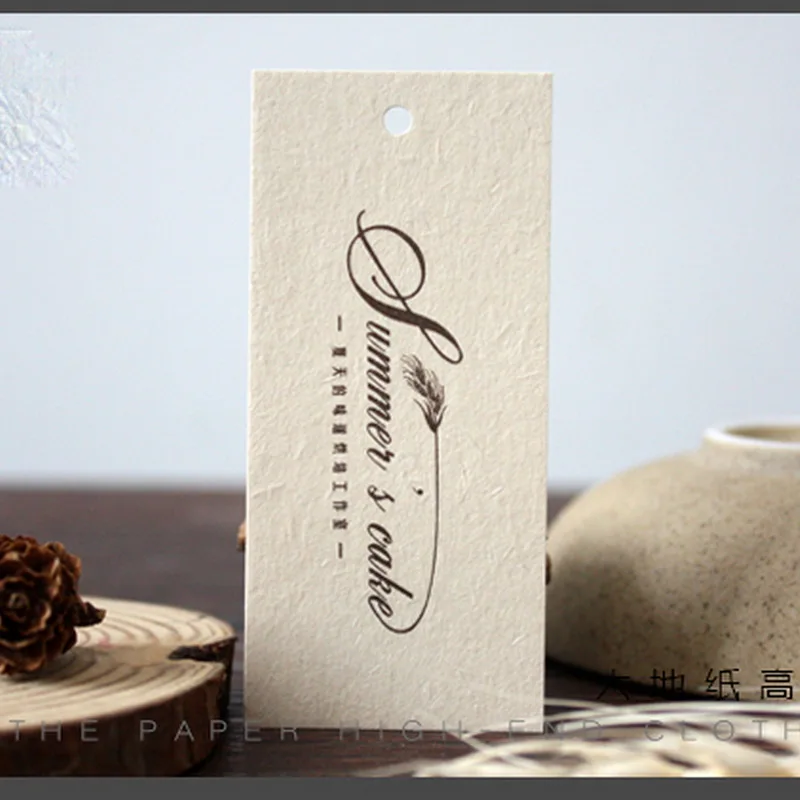 

Traditional style high - end tag custom design printing clothing tags