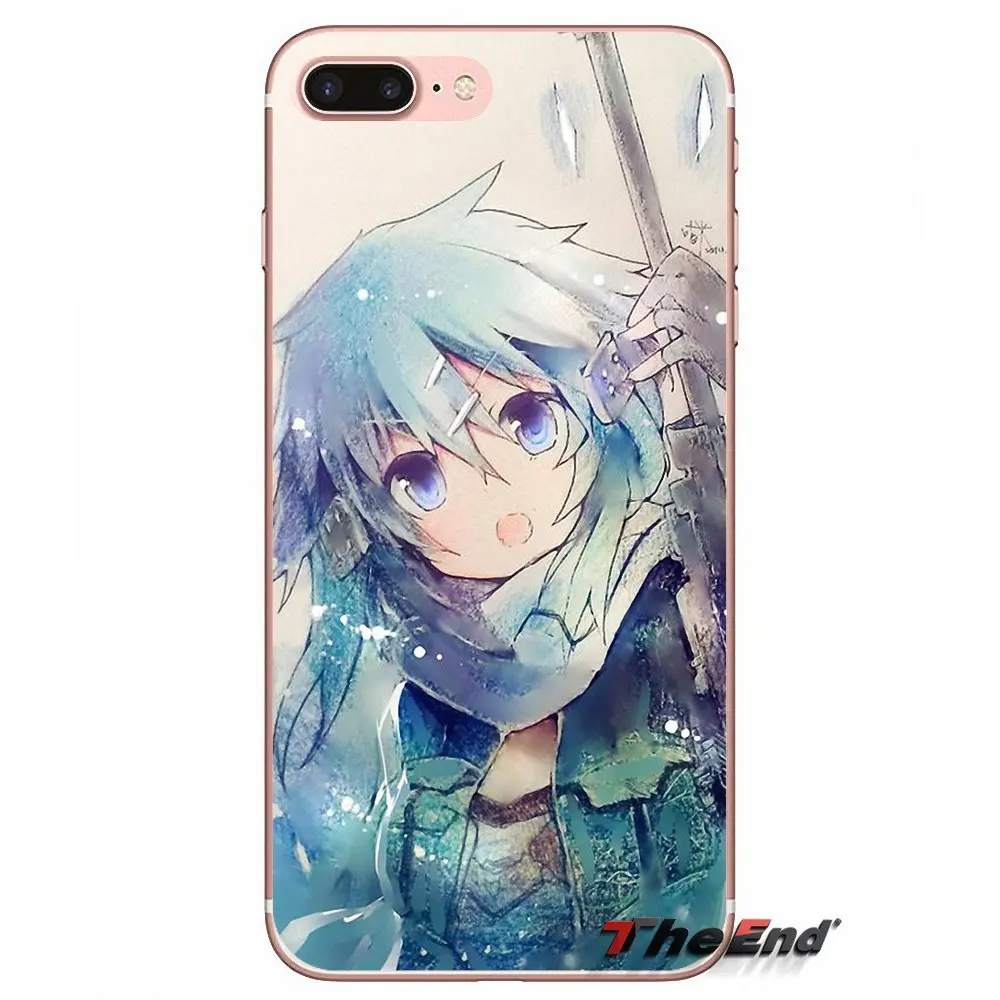 Мягкий чехол kiito Asuna SAO для Apple iPhone X 4 4S 5 5S SE 5C 6 6S 7 8 Plus 6Plus 7plus 8plus Fundas
