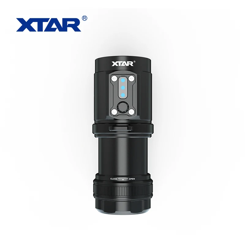 Новинка XTAR D08 WALRUS 2000 люмен светодиодный фонарик для дайвинга с зарядным