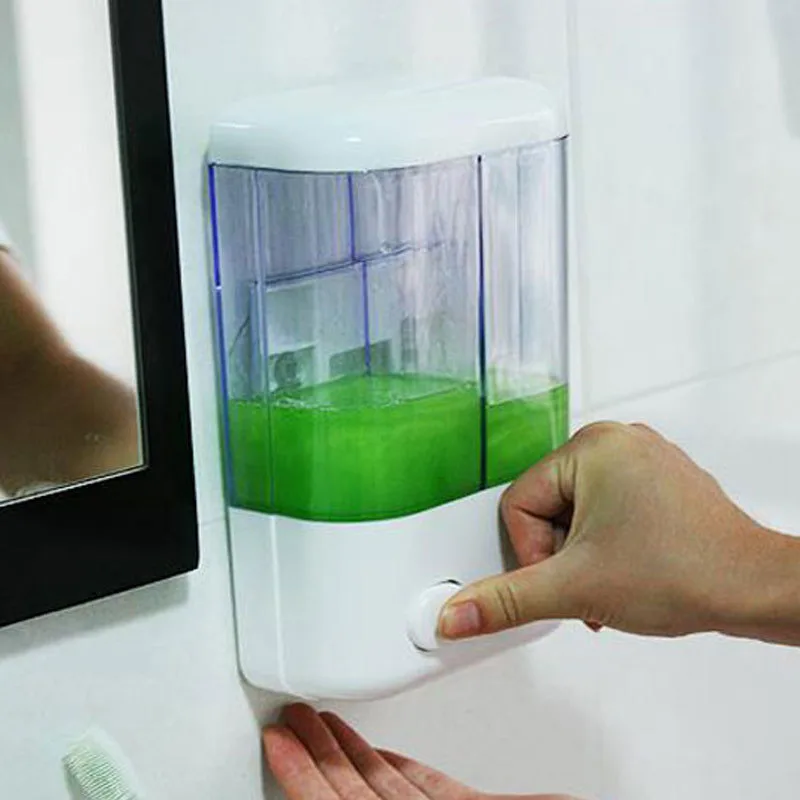 EVERSO Soap Dispenser Detergent Bathroom Wall Dispensers for Liquid Soap Shower Shampoo Hand