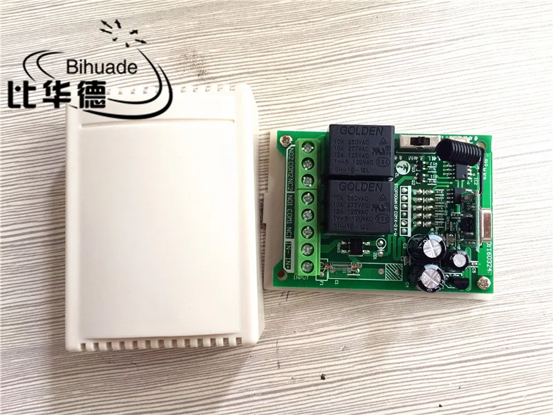 

315Mhz Universal Wireless Remote Control Switch AC12v 220V 2CH Relay Receiver Module and 2pcs RF 315 Mhz Remote Controls