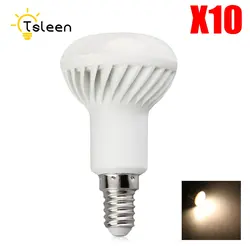 TSLEEN 10X светодиодный e14 Светодиодный свет лампы высокой R39 E14 лампы 3 Вт 5 Вт 220 В 230 В 240 В Spotlight зонтик Bombillas светодиодный лампада лампы E14