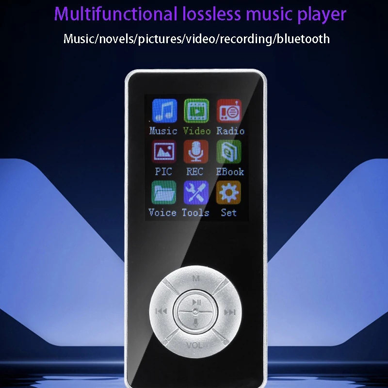 MP3-плеер 32g карта памяти пять кнопок музыкальный плеер с несколькими режимами воспроизведения с слотом для карт 32G 13 языков несколько режимов воспроизведения