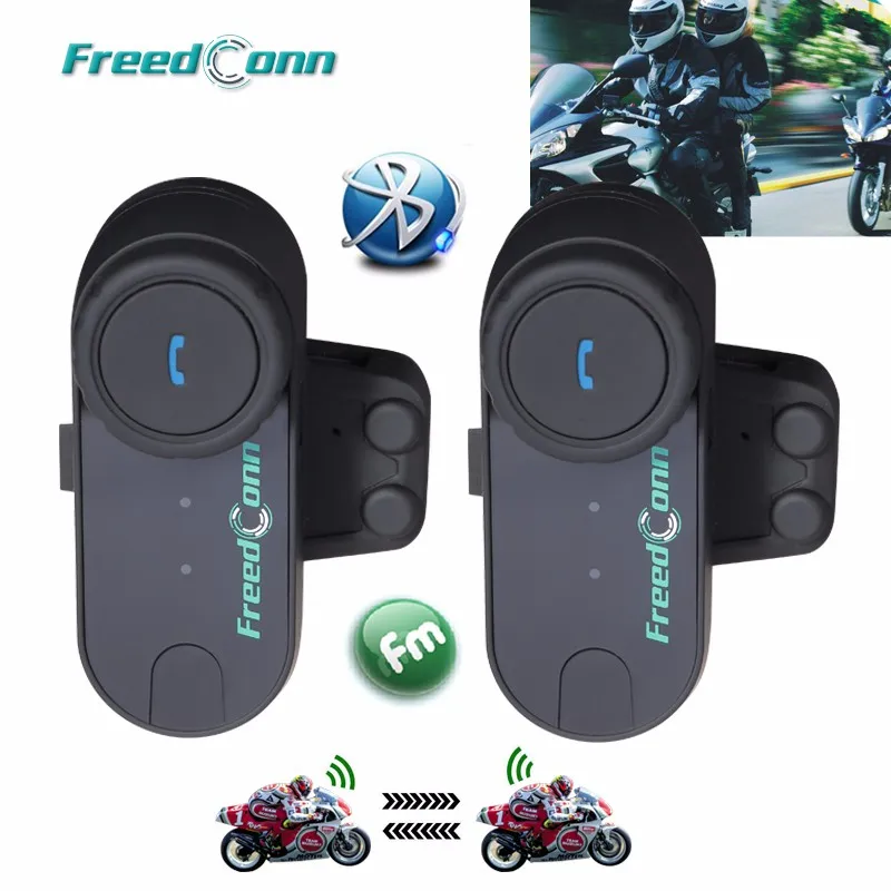 FreedConn T-COMVB Новая обновленная версия Bluetooth мотоциклетный шлем домофон гарнитура+ FM радио