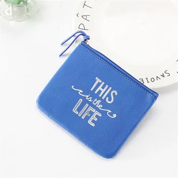 

Personalized Women Men Kids Mini Wallet Ladies Zipper Coin Purse Multifunctional Small Coin Credit Card Key Ring Wallet CP01A
