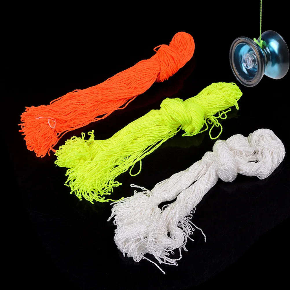 ZTOYL 100 Pcs/lot 100% Polyester Light Professional YoYo Ball Bearing String Trick Yo-Yo Kids Magic Juggling Toy |