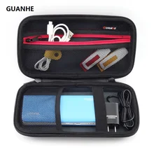 Чехол для хранения жесткого диска GUANHE, дорожная сумка для ROMOSS Powerbank/внешний жесткий диск/HDD/электроника/аксессуары, u-диск