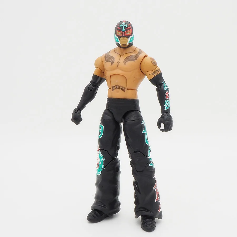 المصارعة المصارعين عمل أرقام المصارع اللبنات سوبر أبطال الاطفال دمى هدايا ري ميستيريو 619 الأسود