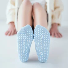 SALSPOR для женщин Йога сплошной цвет открытая спина Нескользящие устойчивые носки гимнастика Спорт Йога Балетные Носки для бега работа Велоспорт носки