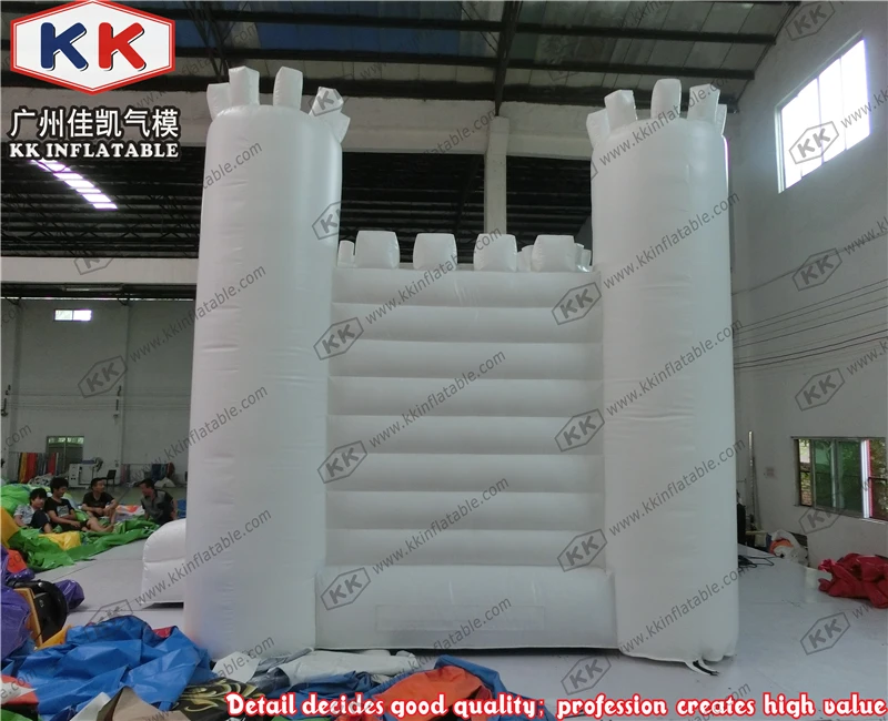 Гигантский надувной белый батут замок для свадебных вечеринок|bouncy castle|bouncy castle