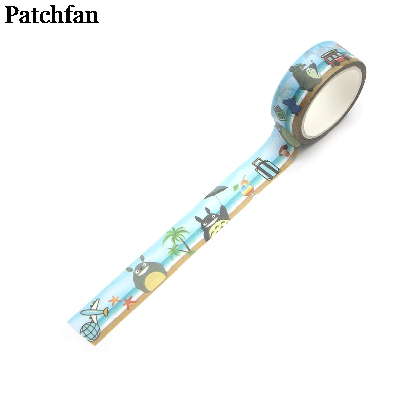 

Patchfan Tonari no Totoro funny cartoon album book DIY Scrapbooking Adhesive washi Masking Tape Printed Pattern stickers A2003