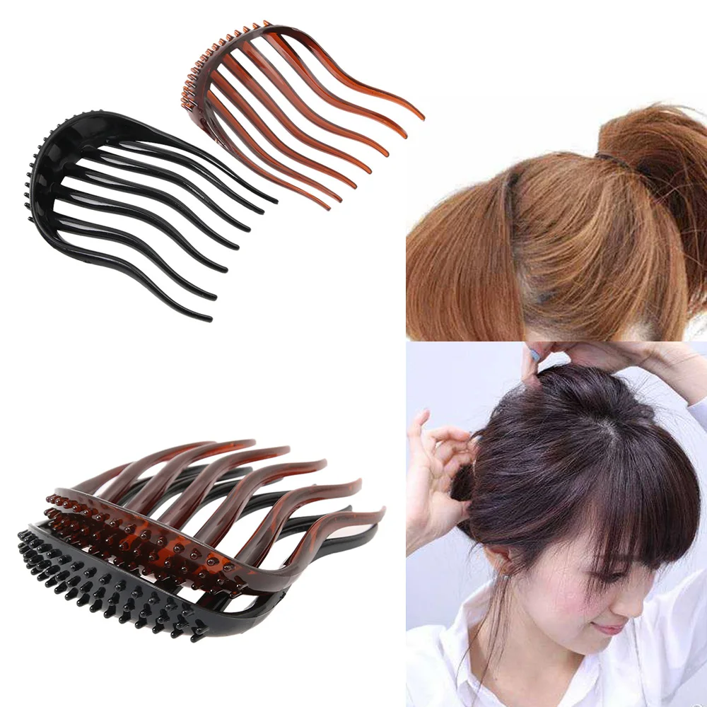 1 PCs Korean Style Hair Styling Tools For Women Acrylic Hair Combs Clip