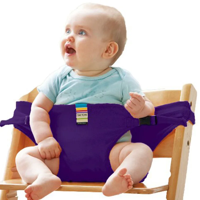 Toy Infant Chair Seat Dining Lunch Chair Seat Safety Belt Stretch Wrap Feeding Harness Baby Booster Toys for Children Kids