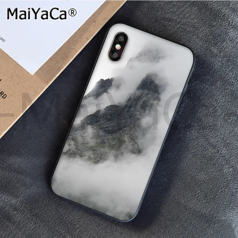 Mountain Peak Forest Snow mountain White smoke