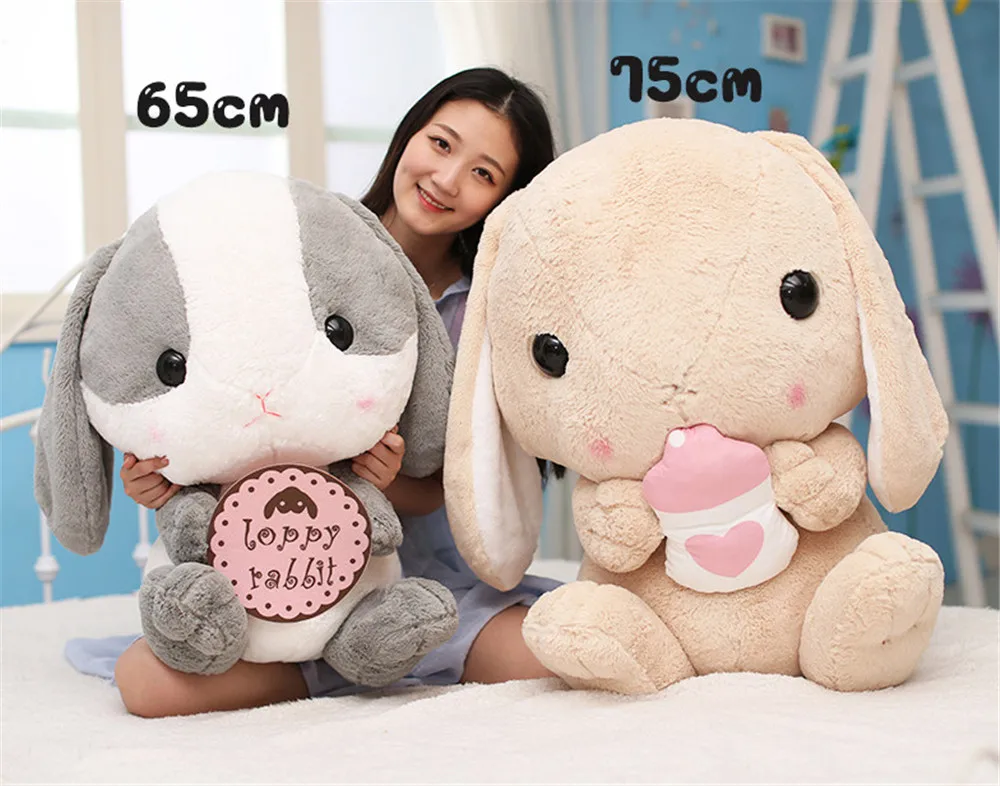 Fancytrader Lovely Plush Soft Cartoon Rabbit Toy Stuffed Giant Animal Bunny Nice Lover Gift 75cm 3