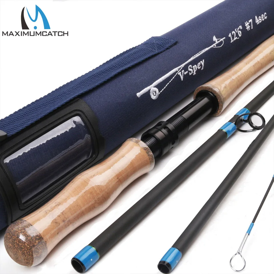 

Maximumcatch V-Spey Fly Fishing Rod 12'6''FT 7WT 4PCS With A Cordura Rod Tube Spey Fly Rod
