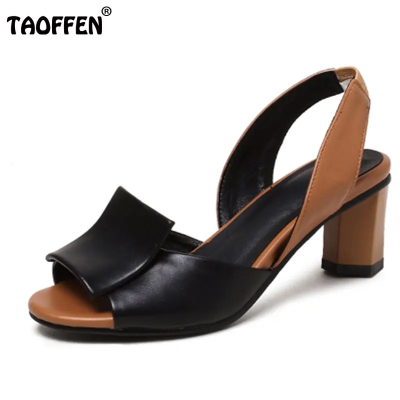 

AicciAizzi Size 32-43 Women Platform Open Toe Women Shoes Square High Heels Dating Sandals Mixed Colors Casual Open Toe Shoes