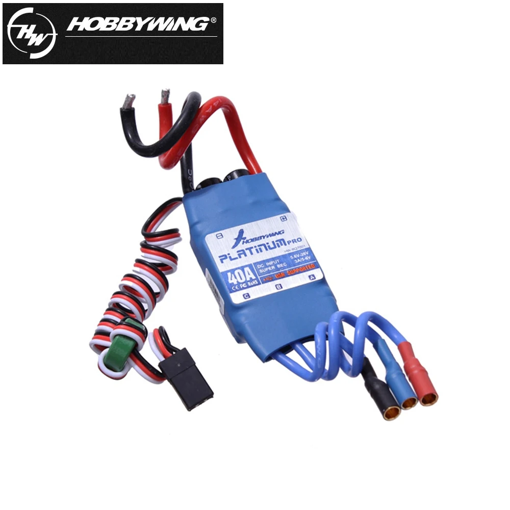 1PCS Hobbywing PLATINUM 30A 40A PRO Platinum 40A PRO for Drone accessories Hobbywing Original Product