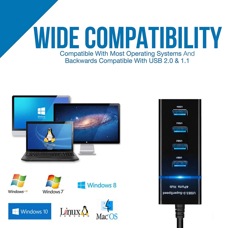Multi USB Type c 4 port HUB 3 0 Type c Adapter usb c Splitter Power 4