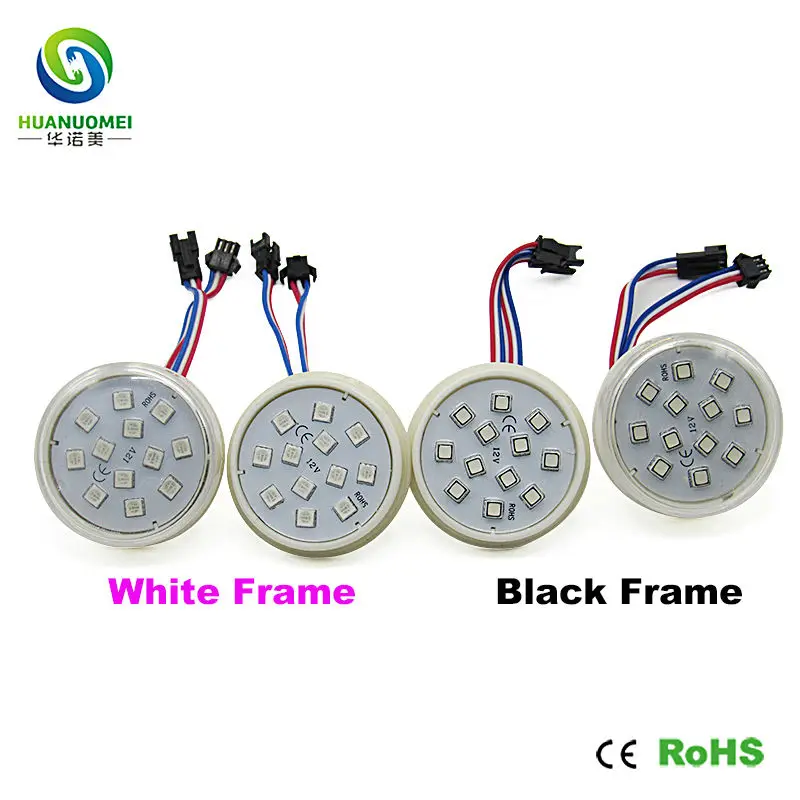 12v 24v водонепроницаемый ucs1903 60 мм красный/зеленый/синий 12 светодиодов modulos led 5050 smd