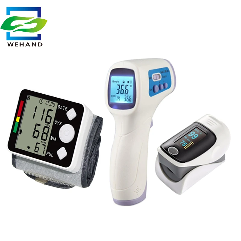 

YONGNUO Digital Wrist Blood Pressure Monitor Infrared Thermometer Medical Pulse Oximeter SpO2 Home Health Monitoring