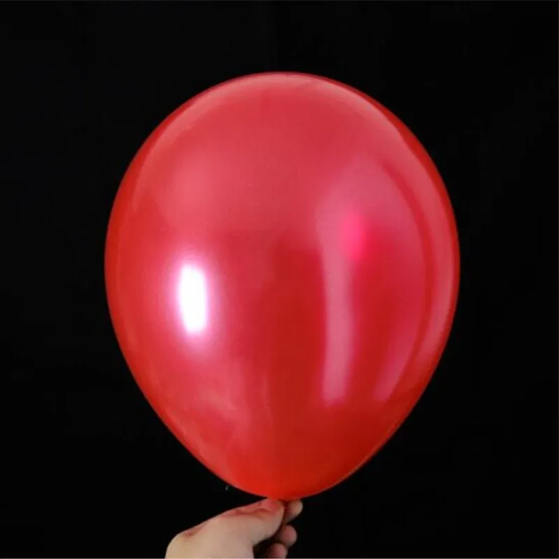 

Red ballon 50pcs 10 inch 1.8g pearl latex balloons decoration 2019 balloon inflatable valentines day deco birthday party balloon