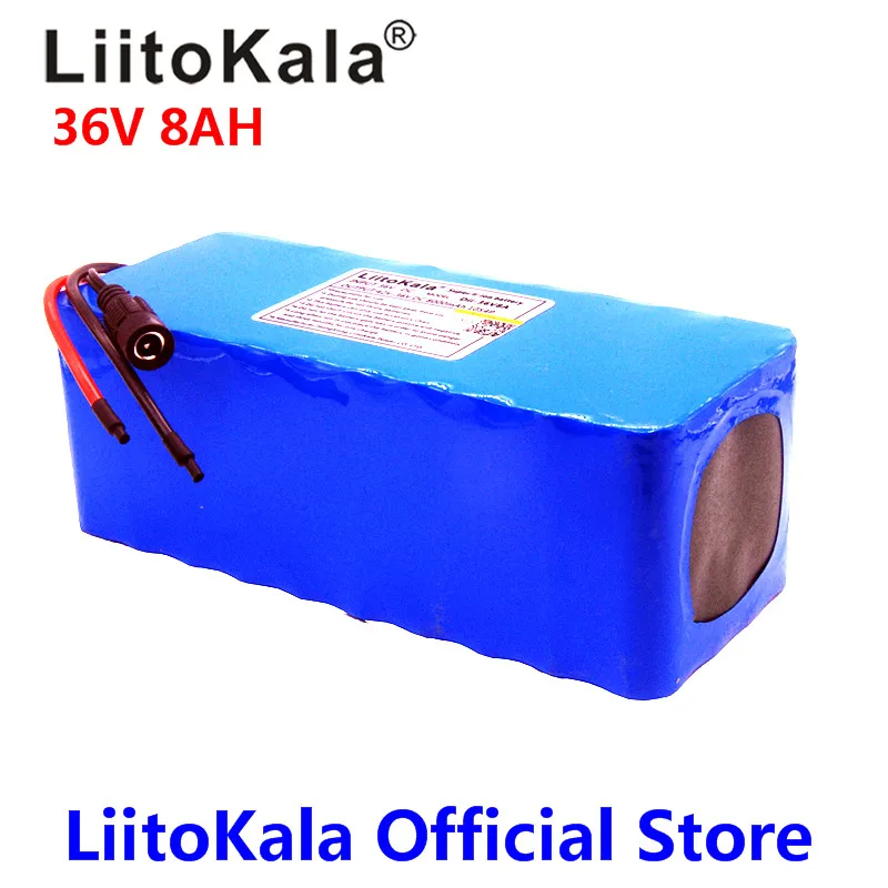 LiitoKala 36 В 8Ah 500 Вт Высокая мощность и емкость 42 в 18650 литиевая батарея для электровелосипеда электрический автомобиль велосипед мотор скутер с BMS