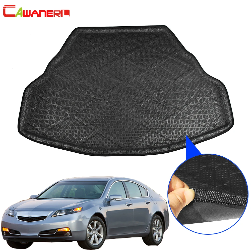 

Cawanerl Car Tail Trunk Mat Floor Boot Tray Liner Luggage Mud Pad Cargo Carpet For Acura TL 2006 2007 2008 2009 2010 2011 2012