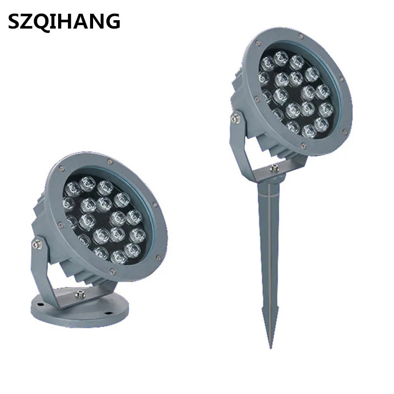 Waterproof spike Landscape led Lawn light 12W Landscape Spot Light IP67 outdoor led spike light 18W garden lamp DHL Free Ship